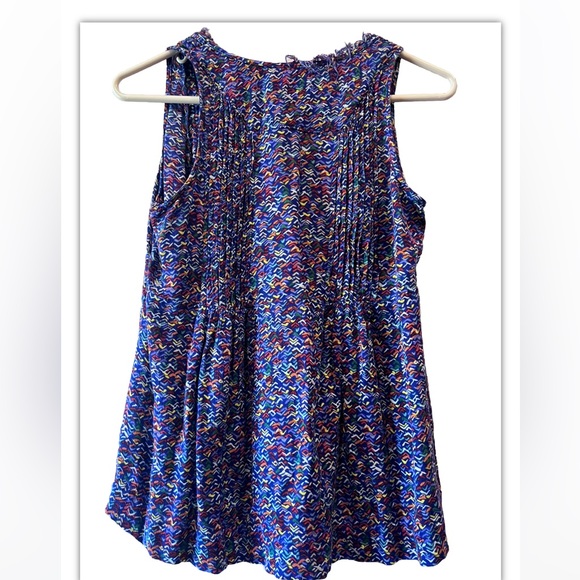 Anthropologie Maeve Multi Color Button Down Top Tank‎ Confetti Size XS - Picture 3 of 4